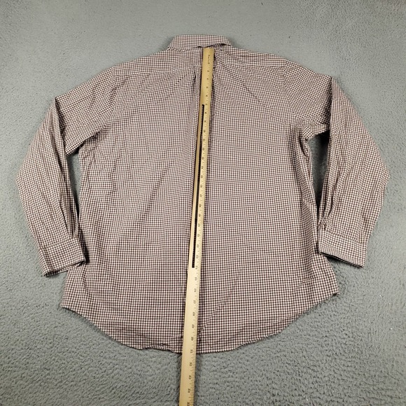 Ralph Lauren Shirt Mens Large Brown Check Pony Casual Button Up Long Sleeve * - Picture 6 of 9